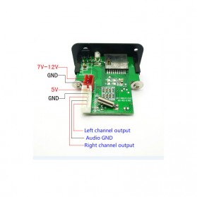 Modul Tape Audio MP3 Player Mobil dengan USB dan TF Card Slot - ZTV-CT09 - Black - 4