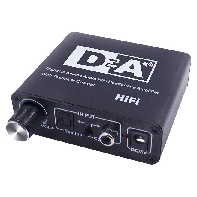 Konverter DAC Coaxial \u0026 Toslink ke 3 