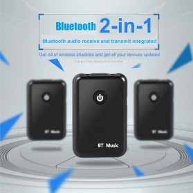 HiFi Audio 2 in 1 Bluetooth Transmitter & Receiver 3.5mm - YPF-03 - Black