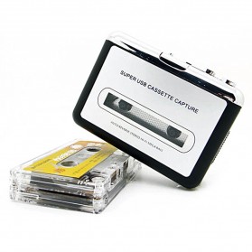 Ezcap Konverter Kaset Tape  USB Cassette Capture MP3 Player - EC007 - Silver