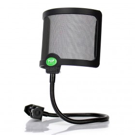 XINGYI Pop Shield Flexible Filter Windshield Microphone Cover - Black - 2