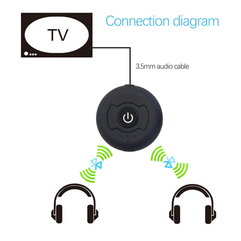 bluetooth transmitter multiple headphones