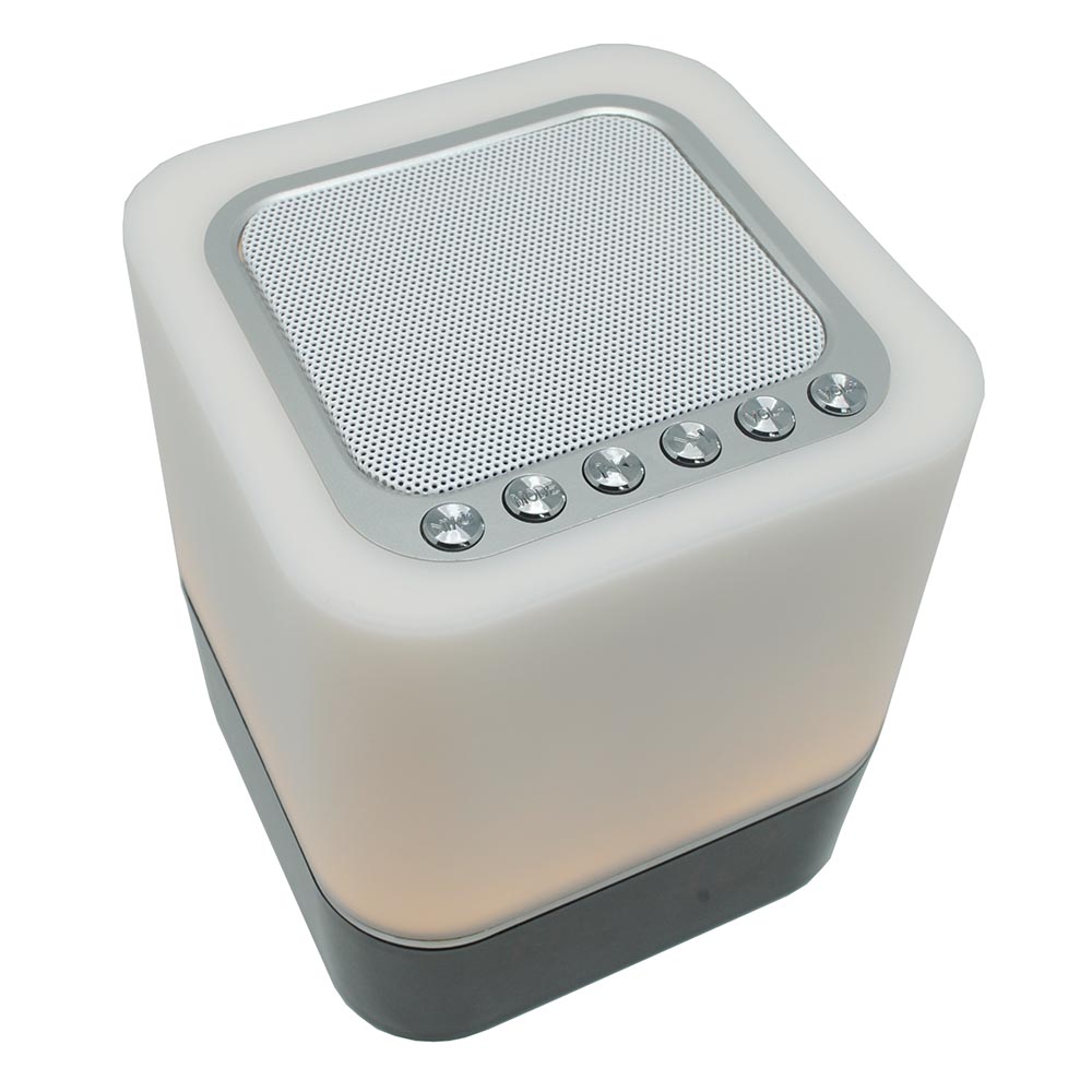 Jam Alarm Mini Clock Bluetooth Speaker dengan Lampu  Tidur  
