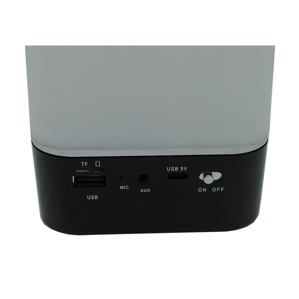 Jam Alarm Mini Clock Bluetooth Speaker dengan Lampu Tidur