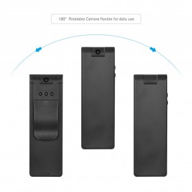 Mini Digital HD Camera Voice Recorder Rotatable Lens 8GB 1080P - E13 - Black - 2