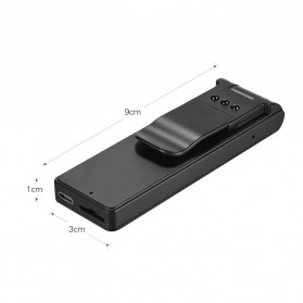 Mini Digital HD Camera Voice Recorder Rotatable Lens 8GB 1080P - E13 - Black - 4