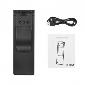 Mini Digital HD Camera Voice Recorder Rotatable Lens 8GB 1080P - E13 - Black - 7