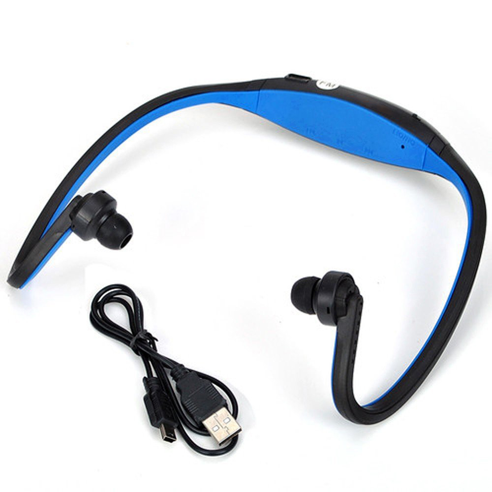 sports wireless bluetooth headset bth 404 black blue sports wireless bluetooth headset bth 404 black blue
