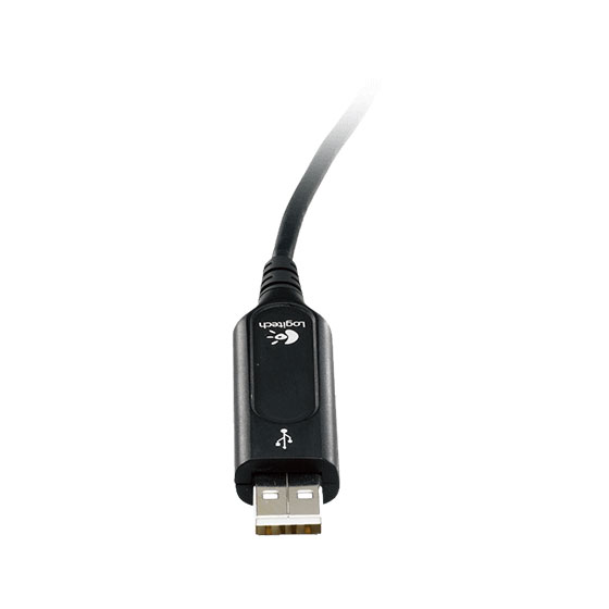 Logitech USB Stereo Headset - H390 - Black - JakartaNotebook.com