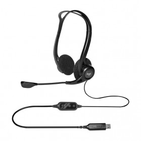 Logitech Stereo Headset - H370 - Black - 3
