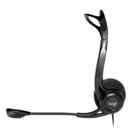 Logitech Stereo Headset - H370 - Black - 4