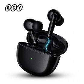 QCY TWS Bluetooth Earphone ANC with Charging Case - QCY-HT03 - Black