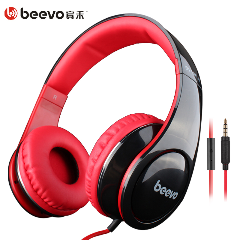 Beevo HiFi Super Bass Headphone dengan Mic - BV-HM740 