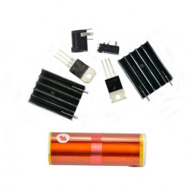 Aiyima DIY Mini Music Tesla Coil Plasma Speaker Kit 15W 15-24V - Green - 4