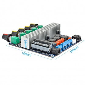 AIYIMA DIY Bluetooth Amplifier Board 2.1 Channel 2x50W+100W TPA3116 - B2D932 - 7