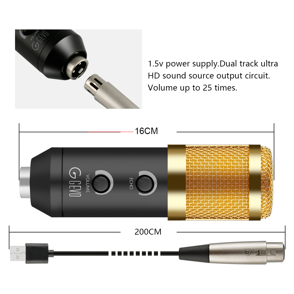 Taffware BM900 Professional Condenser Microphone Builtin Sound Card