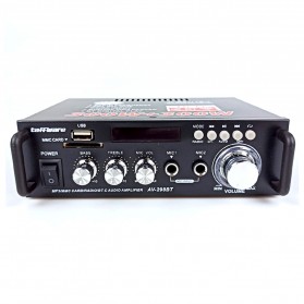 Taffware Bluetooth EQ Audio Amplifier Karaoke Home Theater FM Radio 600W - AV-298BT - Black