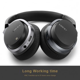Edifier Bluetooth Headphone Headset Active Noise Cancelling - W860NB - Black - 4