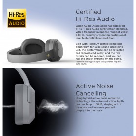 Edifier Bluetooth Headphone Headset Active Noise Cancelling - W820NB - Black - 4