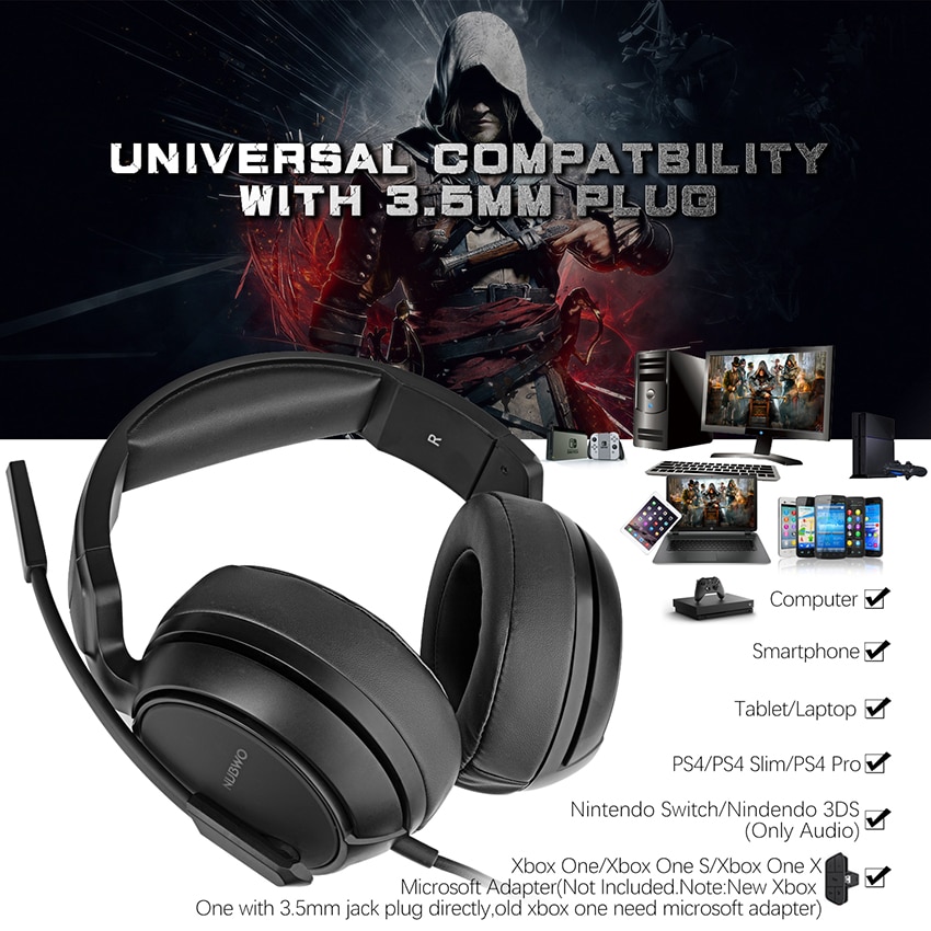 NUBWO Gaming Headphone Headset with Microphone N12
