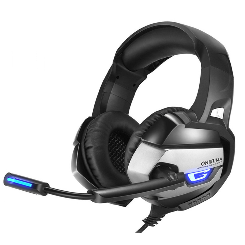 ONIKUMA Gaming Headset Super Bass LED 