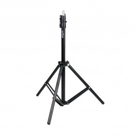 TaffSTUDIO Portable Light Stand Tripod 1 Section 160cm for Studio Lighting - TB-037 - Black
