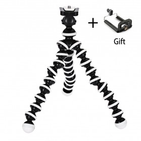 Jumpflash Flexible Octopus Tripod with Smartphone Holder - XTK75 - Black