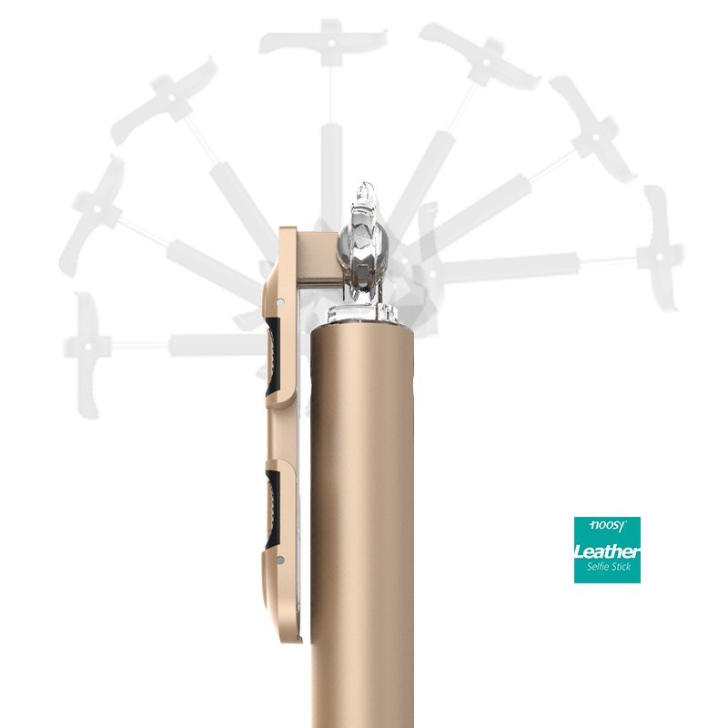 Noosy Leather Selfie Stick with Detachable Bluetooth