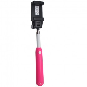 Noosy Tongsis Wireless Self Timer Monopod for iOS and Android - BR04 - Pink - 2