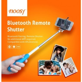 Noosy Tongsis Wireless Self Timer Monopod for iOS and Android - BR04 - Pink - 4