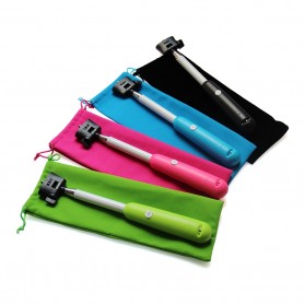 Noosy Tongsis Wireless Self Timer Monopod for iOS and Android - BR04 - Pink - 10