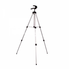 Weifeng Portable Lightweight Tripod Stand 3-Section Aluminium Legs - WT-330A - Silver Black - 2