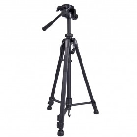 Action Camera, Camera, Tripod, Camera Case - Weifeng Portable Lightweight Tripod Video & Camera - T-3520 - Black