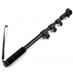 Yunteng Extendable 4 Sections Handheld Monopod with Universal Clamp 02 for DSLR / Xiaomi Yi / Xiaomi Yi 2 4K / GoPro - YT-188 (ORIGINAL) - Black - 1