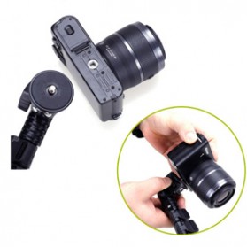 Yunteng Extendable 4 Sections Handheld Monopod with Universal Clamp 02 for DSLR / Xiaomi Yi / Xiaomi Yi 2 4K / GoPro - YT-188 (ORIGINAL) - Black - 2