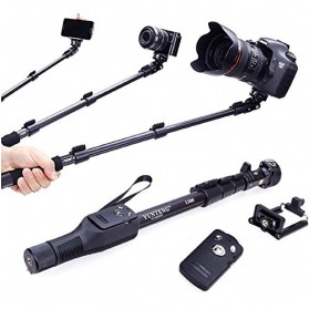 Yunteng Tongsis Wireless Bluetooth Monopod - YT-1288 (OEM) - Black - 4