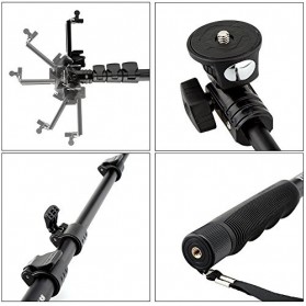 Yunteng Tongsis Wireless Bluetooth Monopod - YT-1288 (OEM) - Black - 6