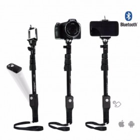 Yunteng Tongsis Wireless Bluetooth Monopod - YT-1288 (OEM) - Black - 9