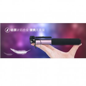 Remax Wired Selfie Stick / Tongsis - P5 - Golden - 6