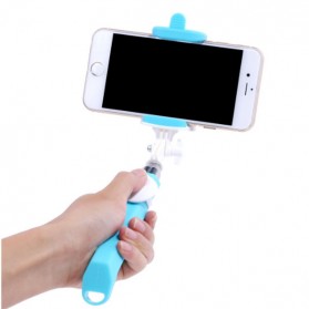 Remax Bluetooth Selfie Stick Tongsis - P3 - Blue - 6