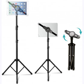 Aksesoris Kamera & DSLR - AkTop Portable Light Stand Tripod Tablet  - JY1018 - Black
