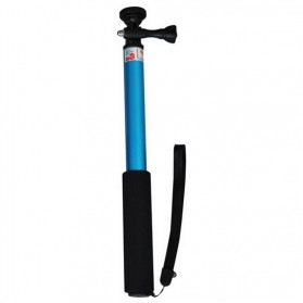 Tongsis Monopod Round Mount for Action Camera GoPro / Xiaomi Yi / Xiaomi Yi 2 4K / Smartphone - Blue - 1