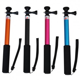 Tongsis Monopod Round Mount for Action Camera GoPro / Xiaomi Yi / Xiaomi Yi 2 4K / Smartphone - Blue - 2