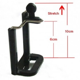 Paket 2 in 1 Portable Mini Folding Tripod for DSLR + Universal Clamp SC-L JUMBO - Black - 11