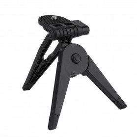 2 in 1 Portable Mini Folding Tripod Jangka for DSLR - Black - 3