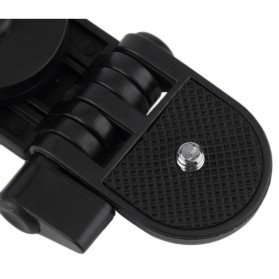 2 in 1 Portable Mini Folding Tripod Jangka for DSLR - Black - 5