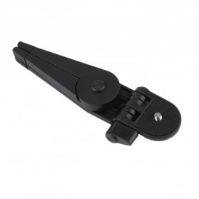 2 in 1 Portable Mini Folding Tripod Jangka for DSLR - Black - 6