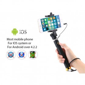 Tongsis Mini Selfie Stick - Black - 8