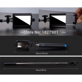 Tongsis Cermin dengan Wired Shutter - Black - 10
