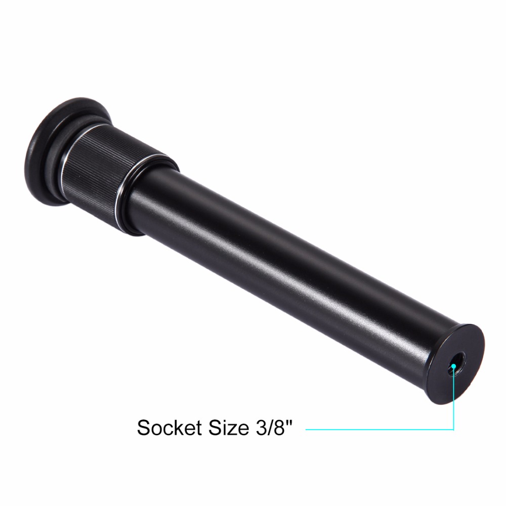 PULUZ Handheld Monopod 3/8 Screw for DSLR - Black - 5